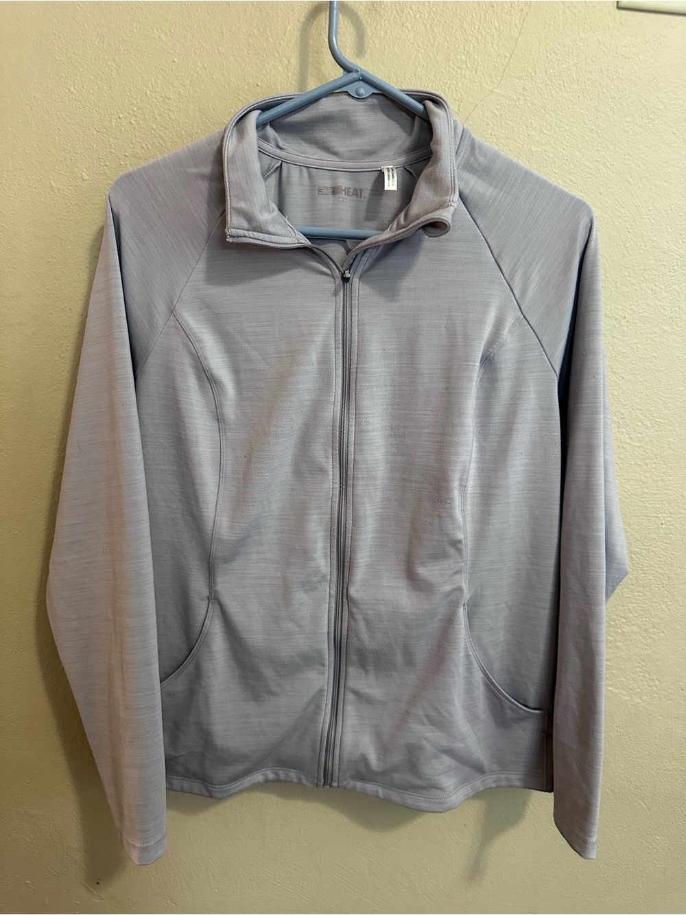 32 Degrees Light Gray Women's Full-Zip Jacket